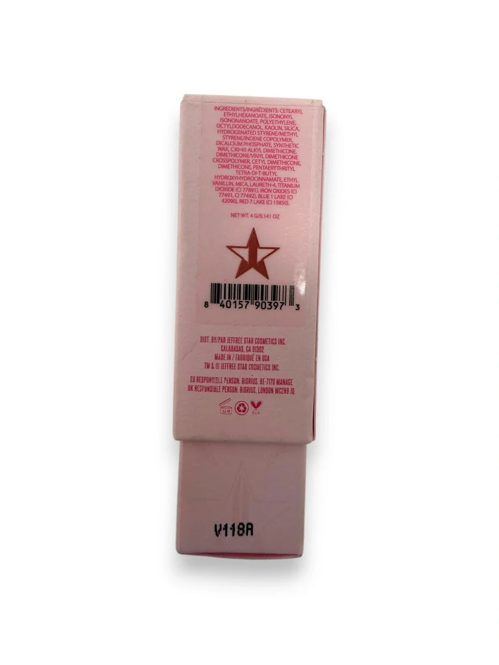 NIB Jeffree Star Cosmetics Paleontologist Velvet Trap Lipstick
